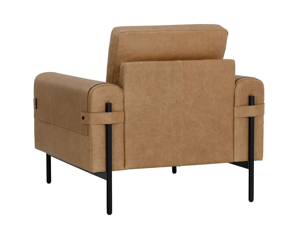 Sunpan - Westport Camus Armchair - Ludlow Sesame Leather - 111588 veiw 4
