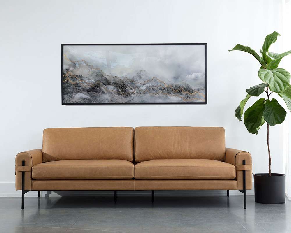 Sunpan - Westport Camus Sofa - Ludlow Sesame Leather - 111424 veiw 4