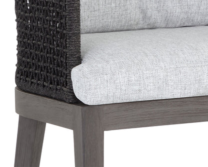 Sunpan - Capri Counter Stool - Smoke Grey - Copacabana Marble - 109527 view 6
