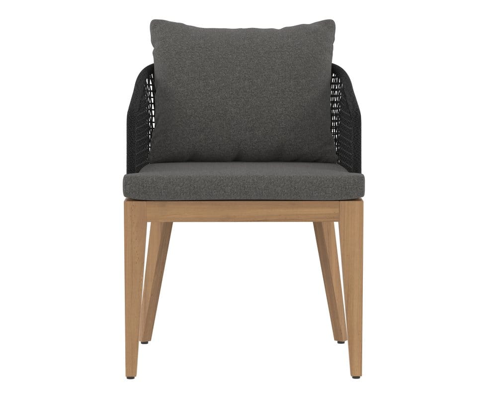 Sunpan - Capri Dining Armchair - Natural - Gracebay Grey - 109476 view 2