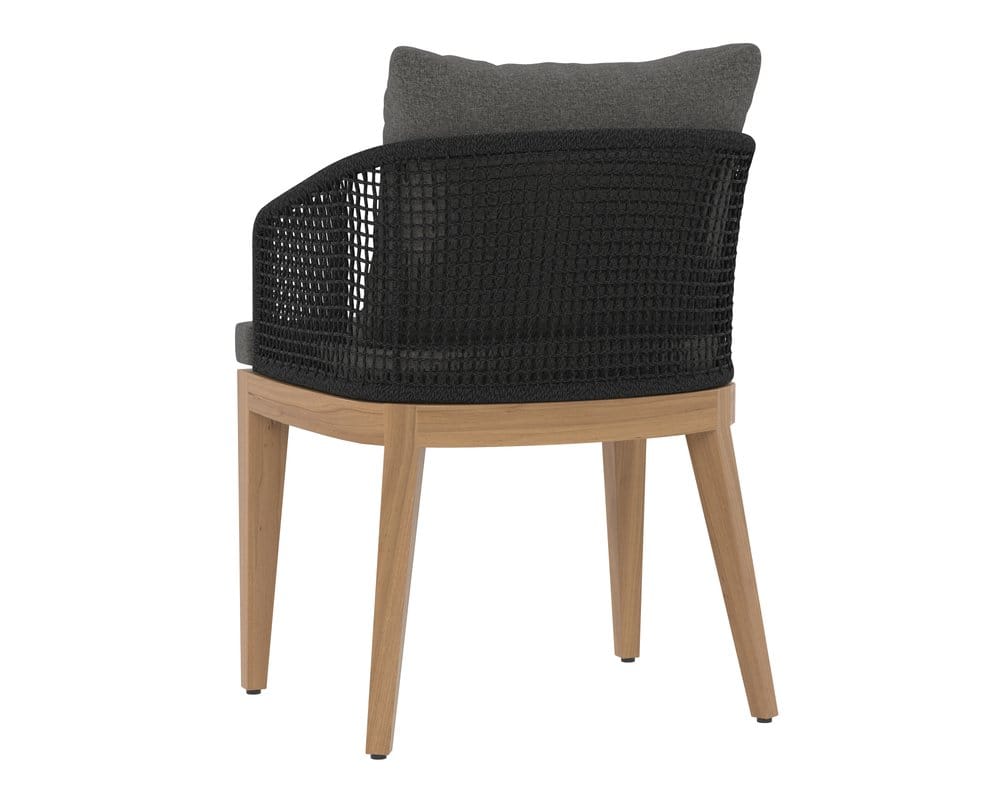 Sunpan - Capri Dining Armchair - Natural - Gracebay Grey - 109476 view 4