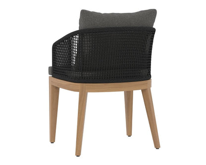 Sunpan - Capri Dining Armchair - Natural - Gracebay Grey - 109476 view 4