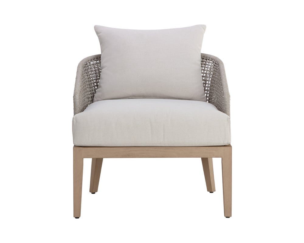 Sunpan - Capri Lounge Chair - Drift Brown - Palazzo Cream - 110946 view 2