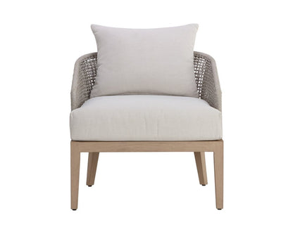 Sunpan - Capri Lounge Chair - Drift Brown - Palazzo Cream - 110946 view 2