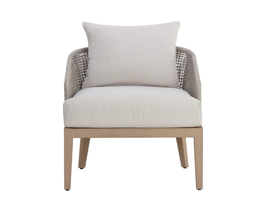 Sunpan - Capri Lounge Chair - Drift Brown - Palazzo Cream - 110946 view 2