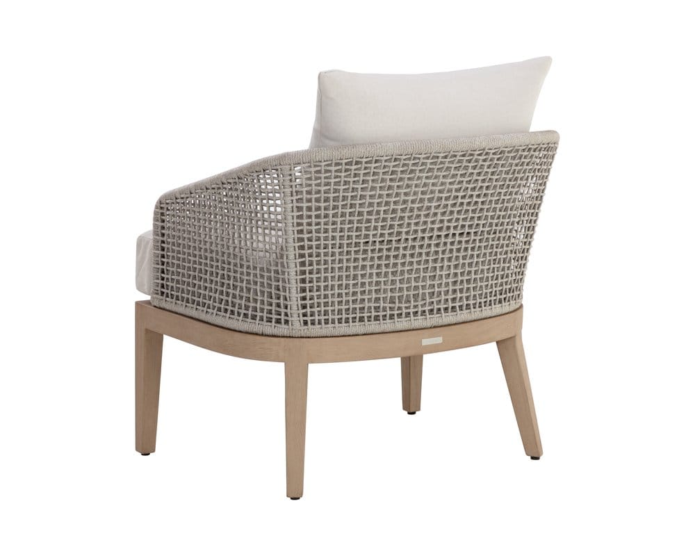 Sunpan - Capri Lounge Chair - Drift Brown - Palazzo Cream - 110946 view 4