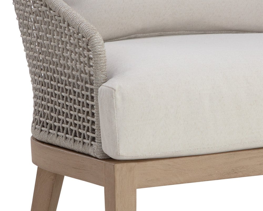 Sunpan - Capri Lounge Chair - Drift Brown - Palazzo Cream - 110946 view 5