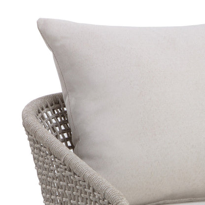 Sunpan - Capri Lounge Chair - Drift Brown - Palazzo Cream - 110946 view 6