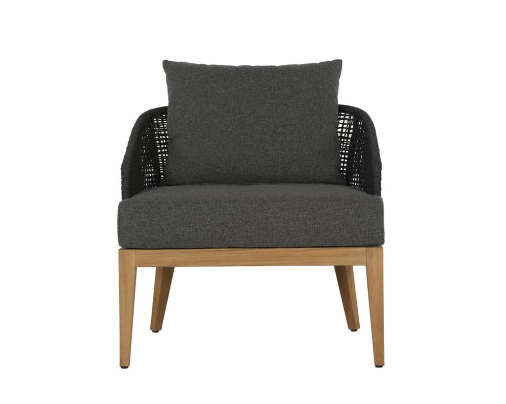 Sunpan - Capri Lounge Chair - Natural - Gracebay Grey - 109478 view 2