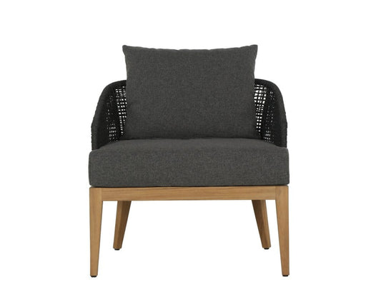 Sunpan - Capri Lounge Chair - Natural - Gracebay Grey - 109478 view 2