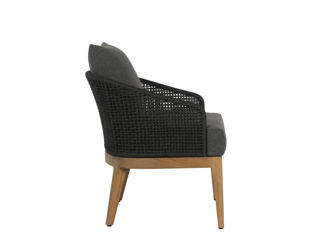 Sunpan - Capri Lounge Chair - Natural - Gracebay Grey - 109478 view 3
