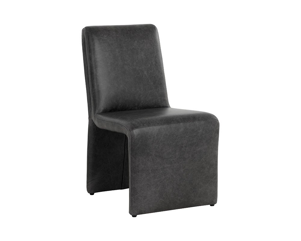 Sunpan - 5West Cascata Dining Chair - Marseille Black Leather - 111293 view 1