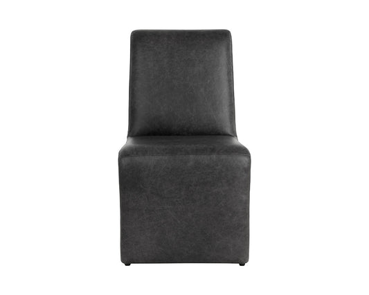 Sunpan - 5West Cascata Dining Chair - Marseille Black Leather - 111293 view 2