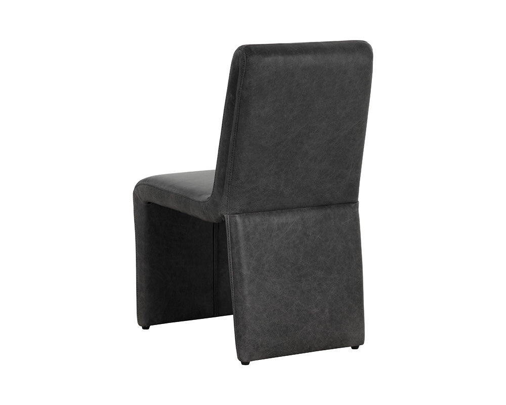 Sunpan - 5West Cascata Dining Chair - Marseille Black Leather - 111293 view 3