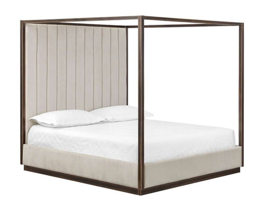 Sunpan - Irongate Casette Canopy Bed - King - Piccolo Prosecco - 106141 veiw 1