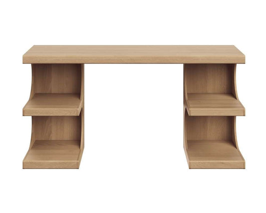 Sunpan - Catrine Desk - Rustic Oak - 109608 veiw 2