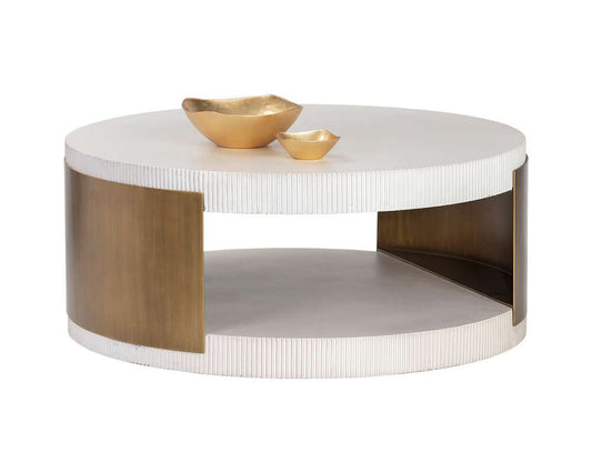 Sunpan - Solterra Cavette Coffee Table - 106450 veiw 1
