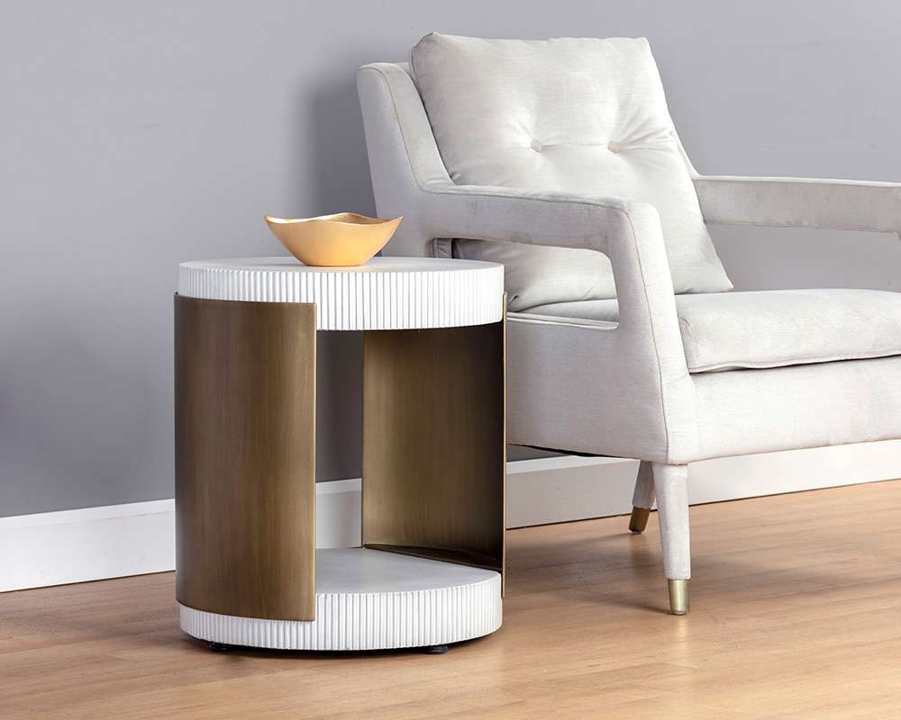 Sunpan - Solterra Cavette End Table - 106451 veiw 3