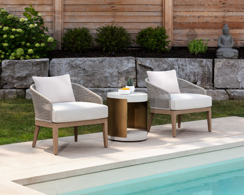 Sunpan - Solterra Cavette End Table - 106451 view 4