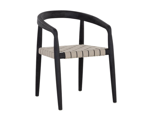 Sunpan - Cayman Dining Armchair - Charcoal - 109043_CLOSEOUT view 1