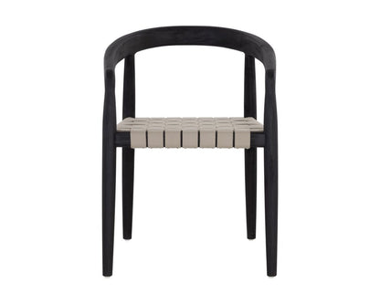 Sunpan - Cayman Dining Armchair - Charcoal - 109043_CLOSEOUT view 2
