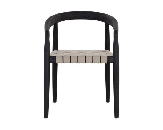 Sunpan - Cayman Dining Armchair - Charcoal - 109043_CLOSEOUT view 2