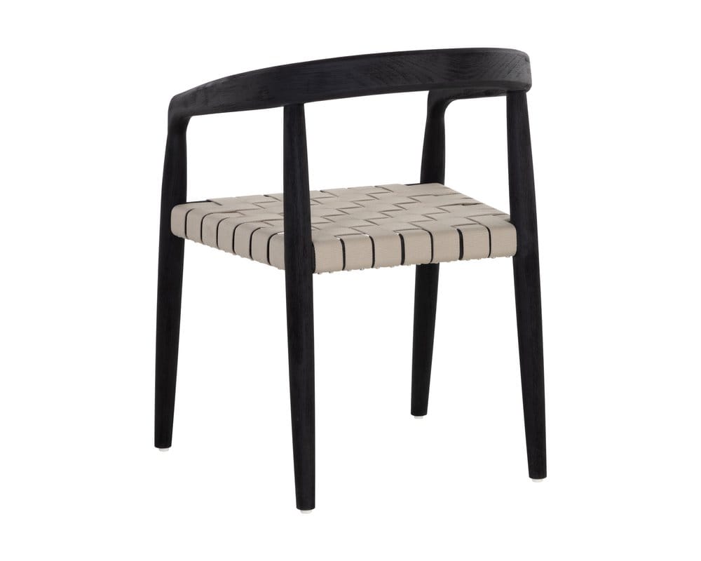 Sunpan - Cayman Dining Armchair - Charcoal - 109043_CLOSEOUT view 4