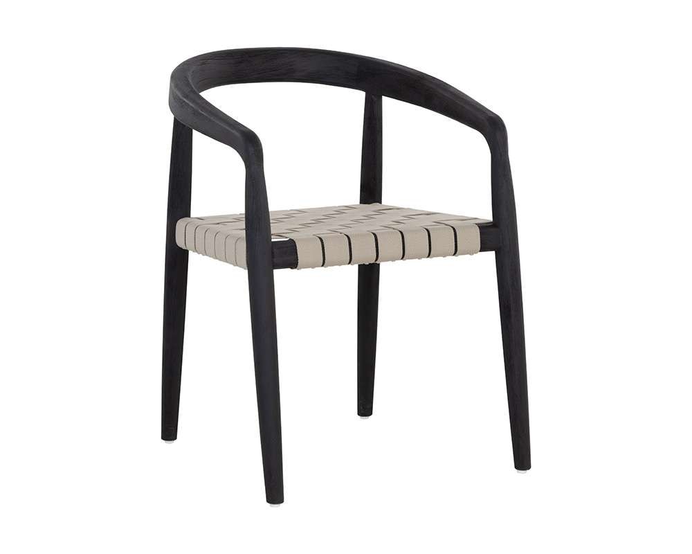 Sunpan - Cayman Dining Armchair - Charcoal - 109043 veiw 1