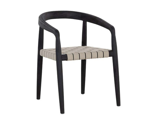 Sunpan - Cayman Dining Armchair - Charcoal - 109043 veiw 1
