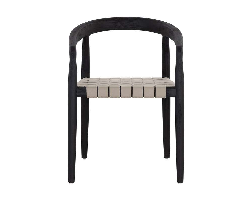 Sunpan - Cayman Dining Armchair - Charcoal - 109043 veiw 2