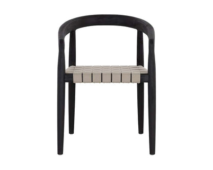 Sunpan - Cayman Dining Armchair - Charcoal - 109043 veiw 2