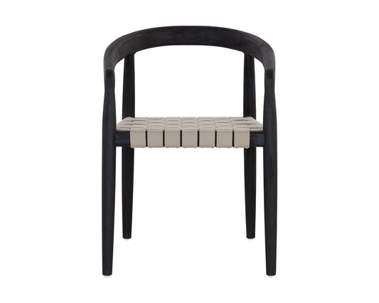 Sunpan - Cayman Dining Armchair - Charcoal - 109043 veiw 2