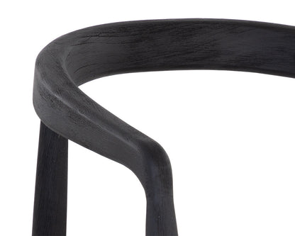 Sunpan - Cayman Dining Armchair - Charcoal - 109043 view 9