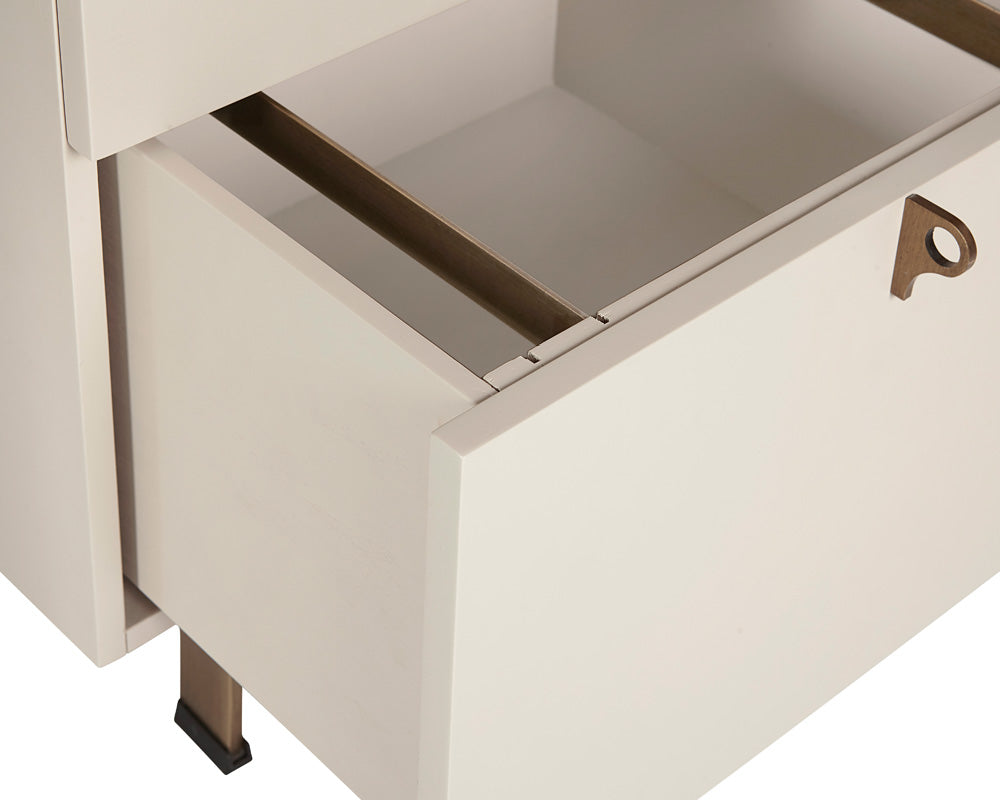 Sunpan - Celine Desk - Cream - 107300 view 4
