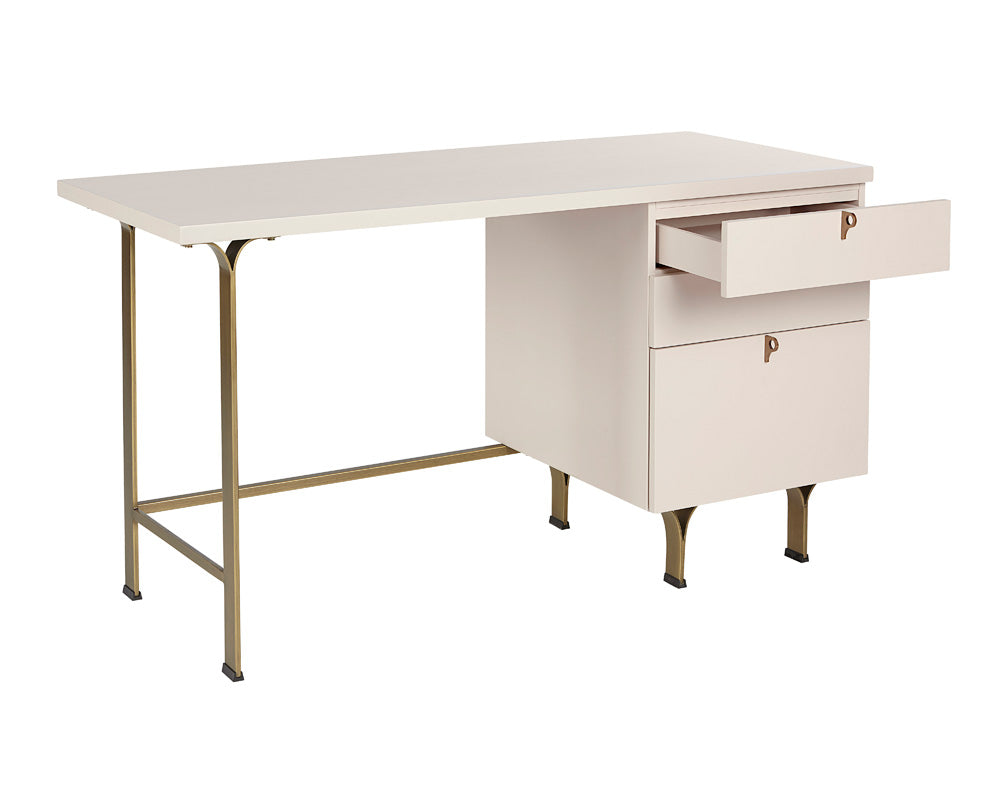 Sunpan - Celine Desk - Cream - 107300 view 6