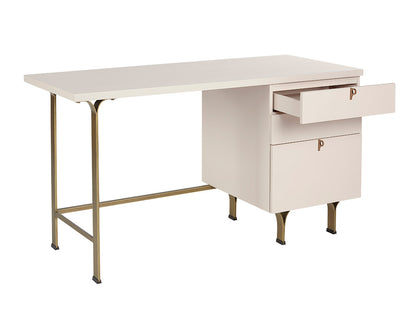 Sunpan - Celine Desk - Cream - 107300 view 6