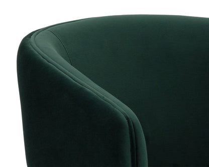 Sunpan - Claren Office Chair - Deep Green Sky - 107851 view 7