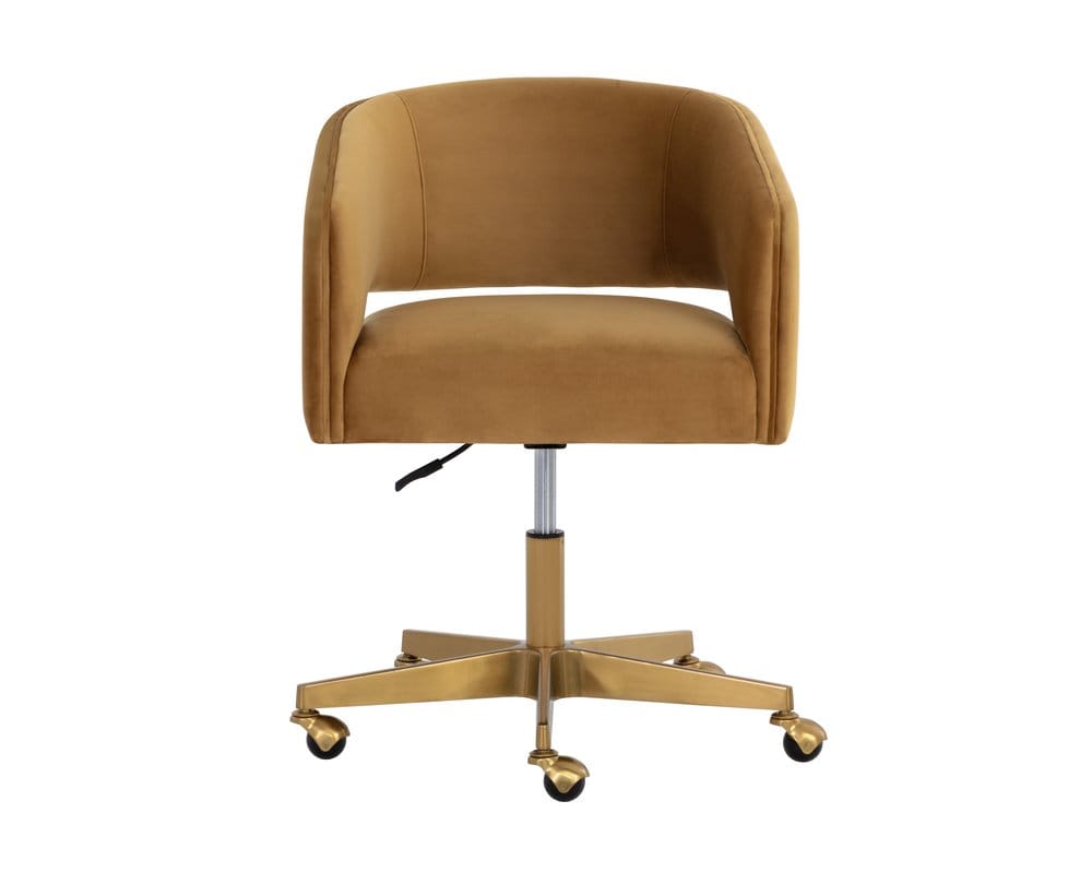Sunpan - Claren Office Chair - Gold Sky - 107852 view 2