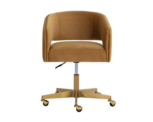 Sunpan - Claren Office Chair - Gold Sky - 107852 view 2