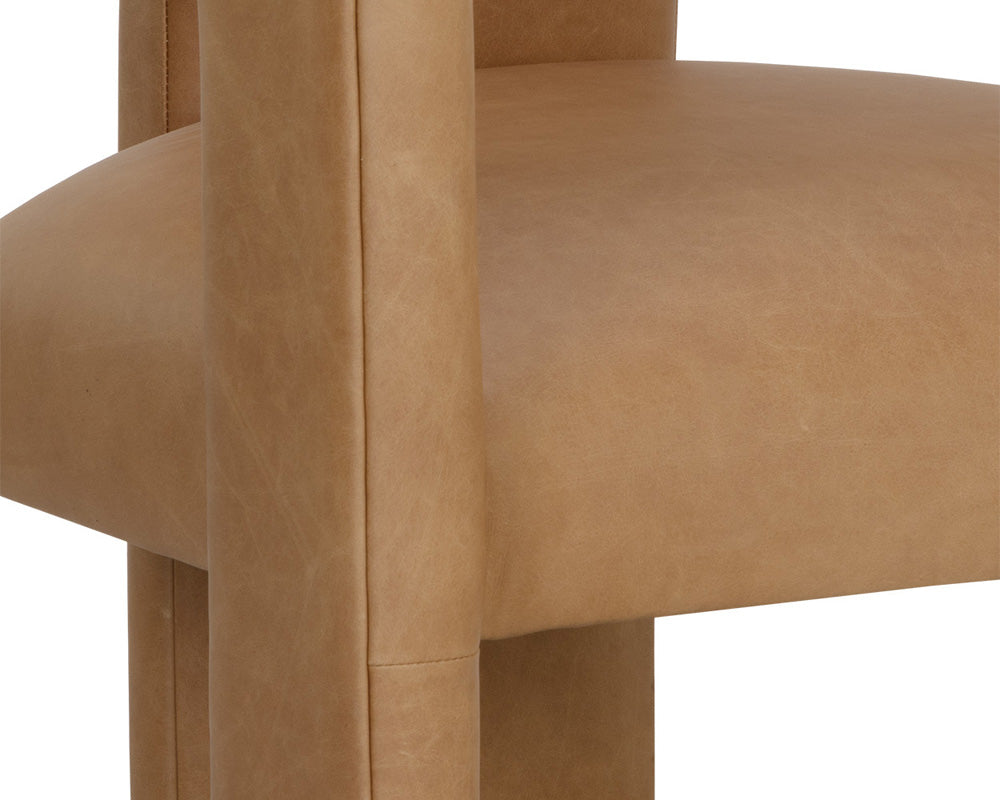 Sunpan - Westport Cobourg Lounge Chair - Ludlow Sesame Leather - 111587 view 8