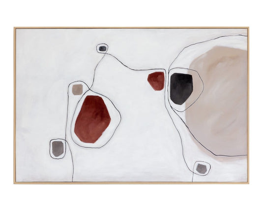 Sunpan - Connectivity - 72in X 48in - Natural Floater Frame - A0360 view 1