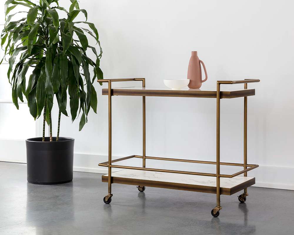 Sunpan - Contardi Bar Cart - 110920 veiw 5
