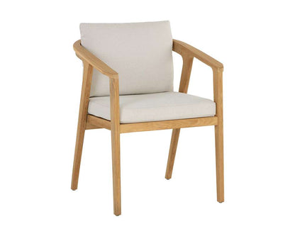 Sunpan - Coraline Dining Armchair - Palazzo Cream - 109044 veiw 1