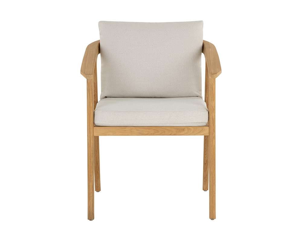 Sunpan - Coraline Dining Armchair - Palazzo Cream - 109044 veiw 2