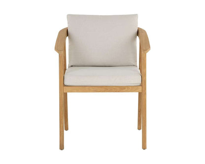 Sunpan - Coraline Dining Armchair - Palazzo Cream - 109044 veiw 2
