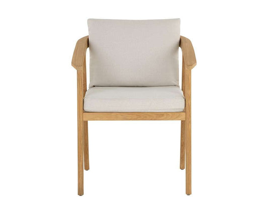Sunpan - Coraline Dining Armchair - Palazzo Cream - 109044 veiw 2