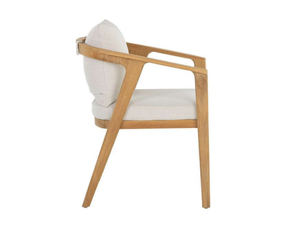 Sunpan - Coraline Dining Armchair - Palazzo Cream - 109044 veiw 3