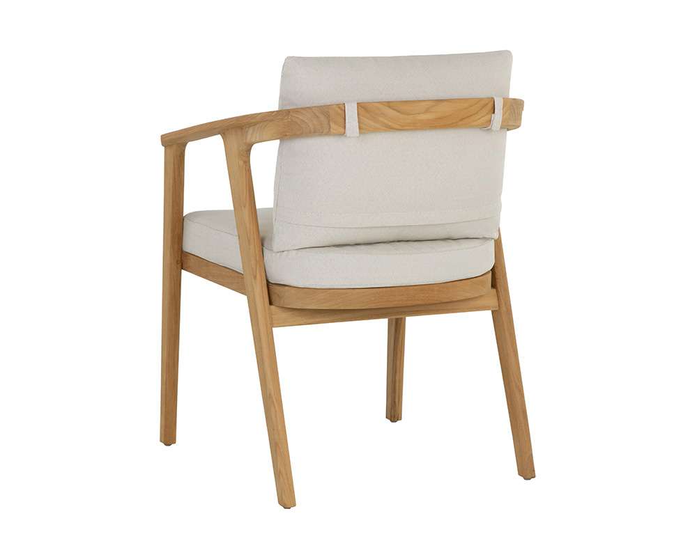 Sunpan - Coraline Dining Armchair - Palazzo Cream - 109044 veiw 4