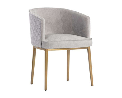 Sunpan - MIXT Cornella Dining Armchair - Polo Club Stone - 105437_CLOSEOUT veiw 1