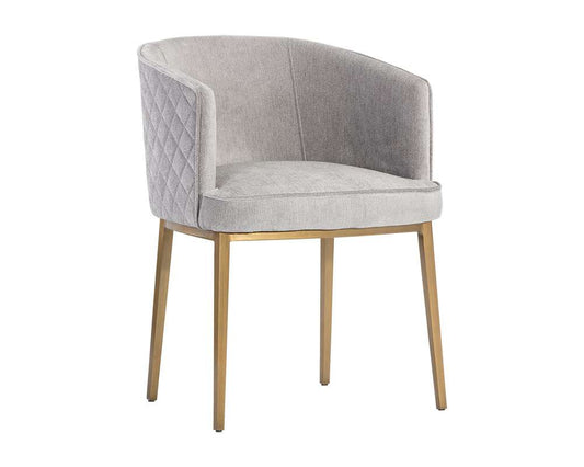 Sunpan - MIXT Cornella Dining Armchair - Polo Club Stone - 105437_CLOSEOUT veiw 1